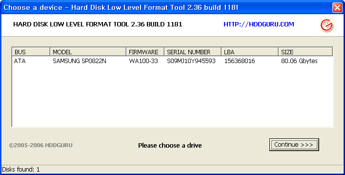 Hard Disk Low Level Format Tools 